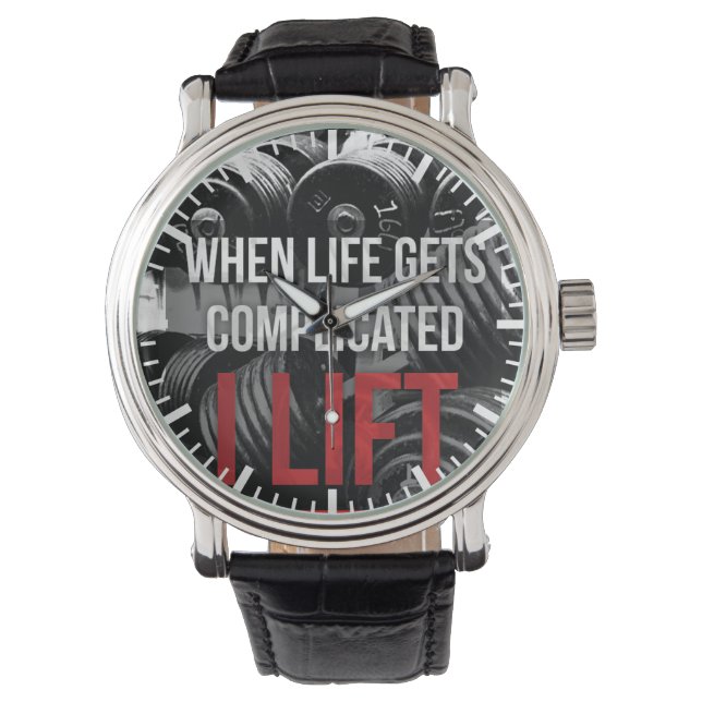 Workout Motivation - I HISS Armbandsur (Framsida)