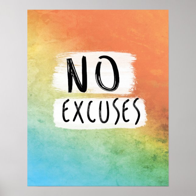 Workout Motivation, Office Motivation, inga undant Poster (Framsidan)