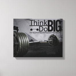 Workout Poster för inspiration Motivation-offerter Canvastryck