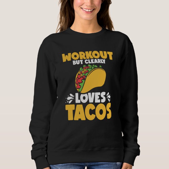 Workout Tacos Cinco De Mayo Fitness T Shirt (Framsida)