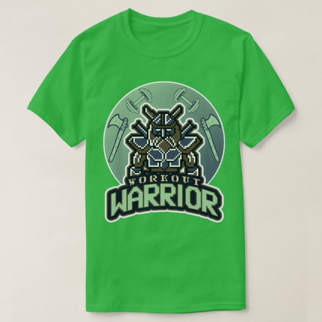 Workout Warrior T Shirt (Design framsida)