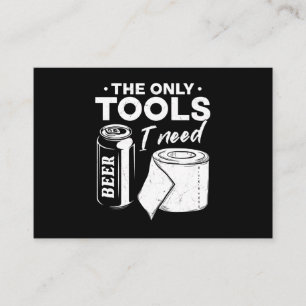 Workshop Beer Toilet Papprare Verktyg Visitkort