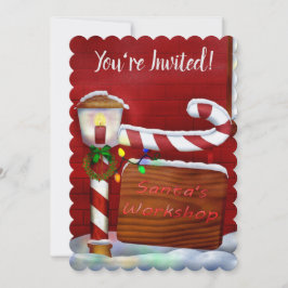 Workshop-julen Whimsey PARTY Inbjudningar