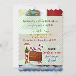 Workshop-julen Whimsey PARTY Inbjudningar