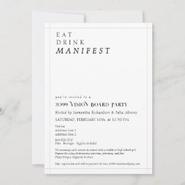 Workshop om kvinnliga nätverk i Vision Board Party Inbjudningar