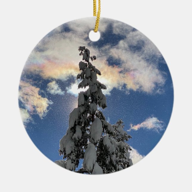 World2Celebrate: Cloudbow Julgransprydnad Keramik (Framsidan)