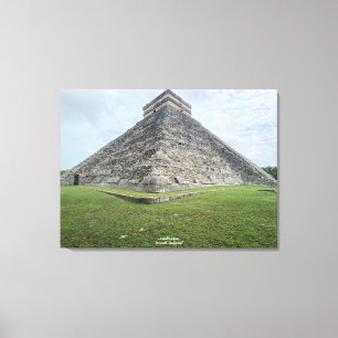 World2Celebrate: El Castillo, Chichén Itzá Canvastryck