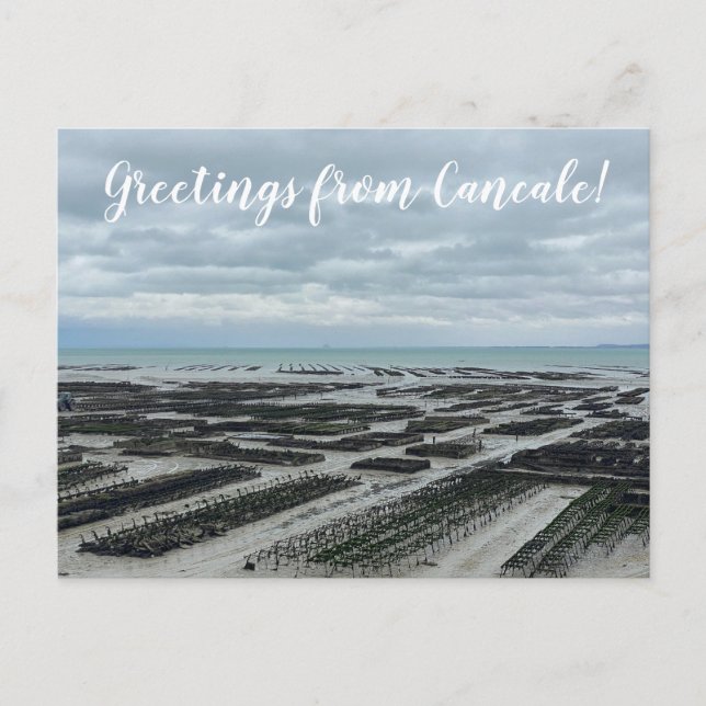 World2Celebrate: Hälsning från Cancale! Vykort (Framsida)