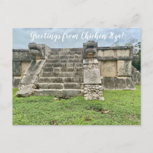 World2Celebrate: Hälsning från Chichén Itzá! Pos Vykort