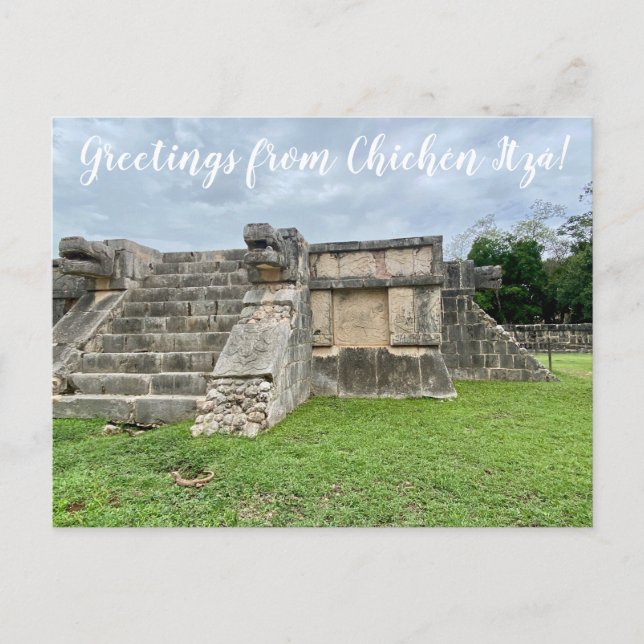 World2Celebrate: Hälsning från Chichén Itzá! Vykort (Framsida)