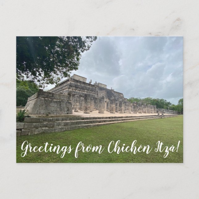 World2Celebrate: Hälsning från Chichén Itzá! Vykort (Framsida)
