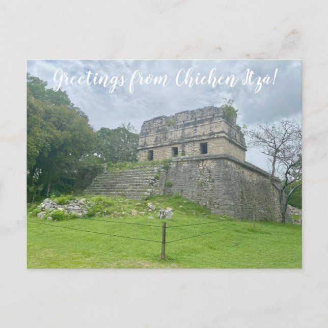 World2Celebrate: Hälsning från Chichén Itzá! Vykort (Framsida)