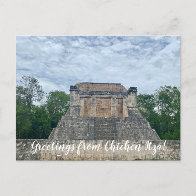 World2Celebrate: Hälsning från Chichén Itzá! Vykort (Framsida)