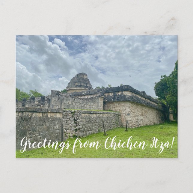 World2Celebrate: Hälsning från Chichén Itzá! Vykort (Framsida)