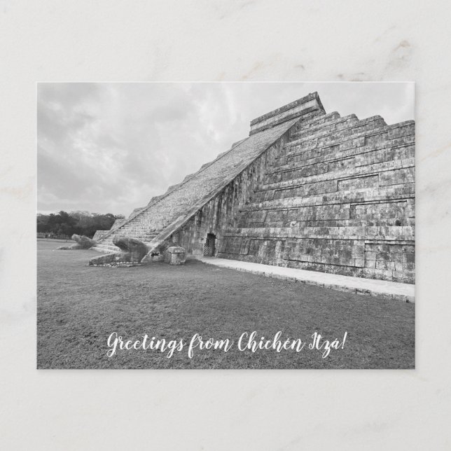World2Celebrate: Hälsning från Chichén Itzá! Vykort (Framsida)