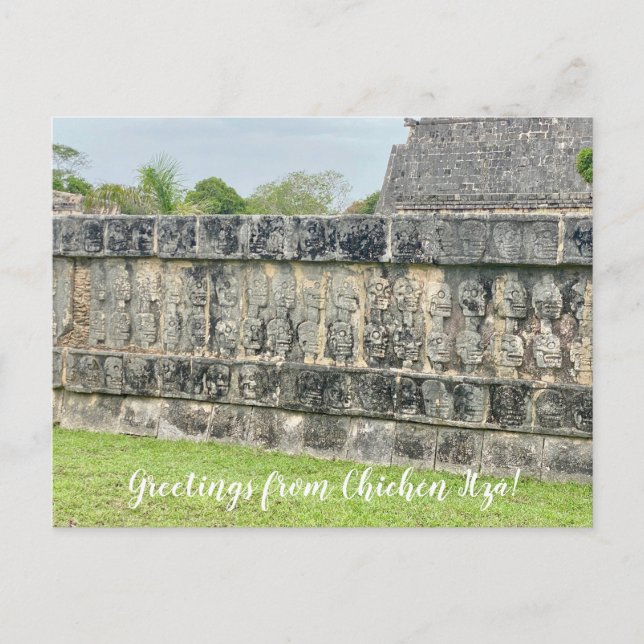World2Celebrate: Hälsning från Chichén Itzá! Vykort (Framsida)