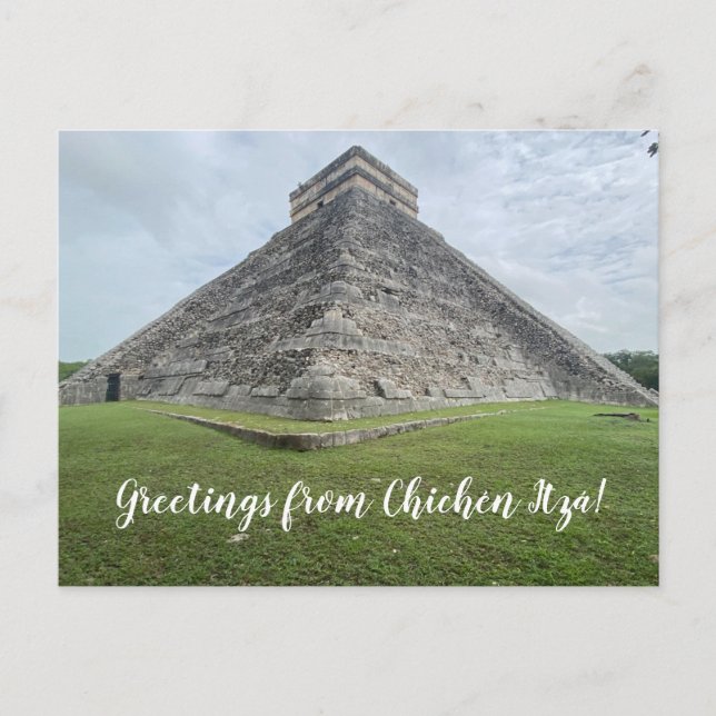 World2Celebrate: Hälsning från Chichén Itzá! Vykort (Framsida)