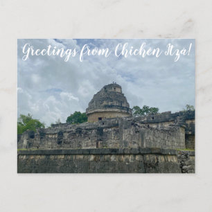 World2Celebrate: Hälsning från Chichén Itzá! Vykort