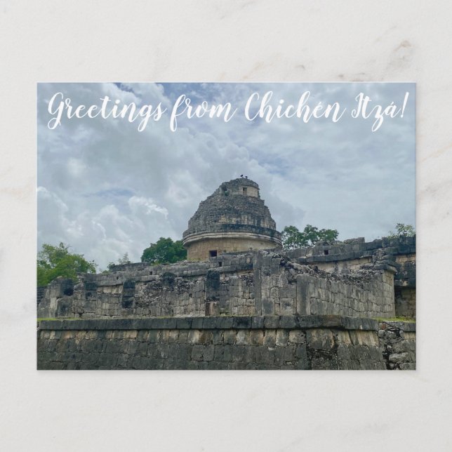 World2Celebrate: Hälsning från Chichén Itzá! Vykort (Framsida)