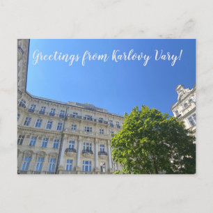 World2Celebrate: Hälsning från Karlovy Vary! Vykort