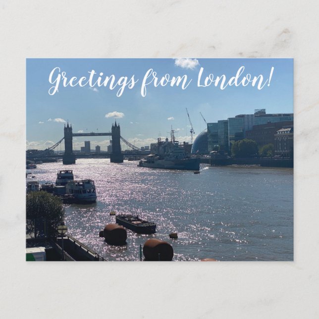 World2Celebrate: Hälsning från London! Vykort (Framsida)