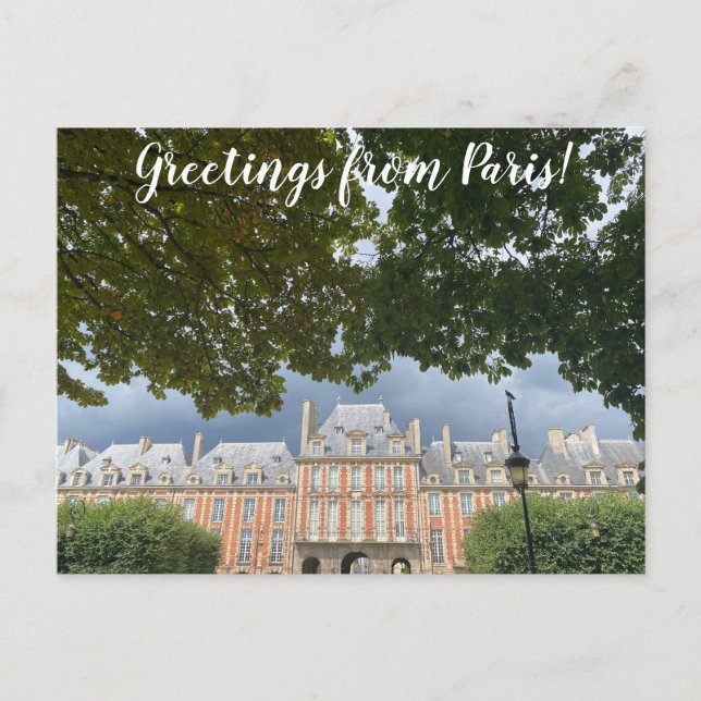 World2Celebrate: Hälsning från Paris! Vykort (Framsida)