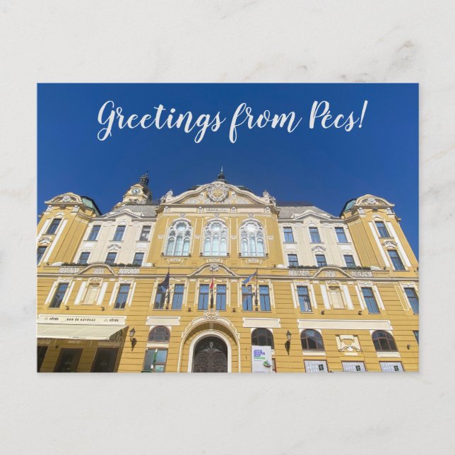 World2Celebrate: Hälsning från Pécs! Vykort (Framsida)