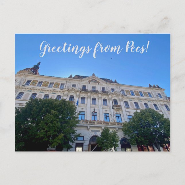 World2Celebrate: Hälsning från Pécs! Vykort (Framsida)