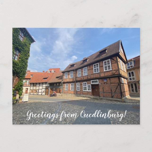 World2Celebrate: Hälsning från Quedlinburg! Vykort (Framsida)