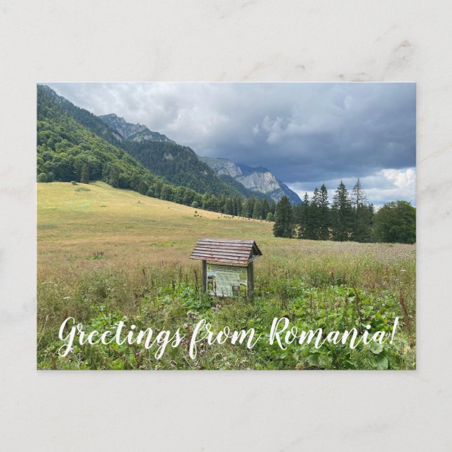 World2Celebrate: Hälsning från Rumänien! Vykort (Framsida)
