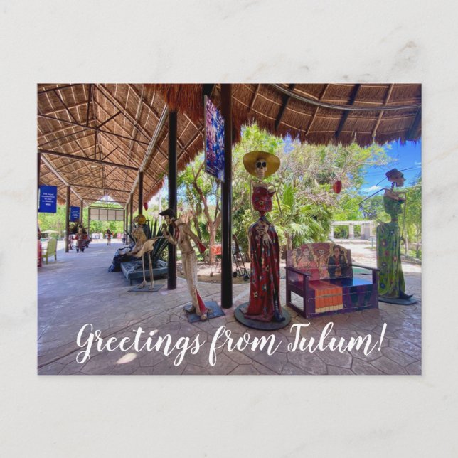 World2Celebrate: Hälsning från Tulum! Vykort (Framsida)