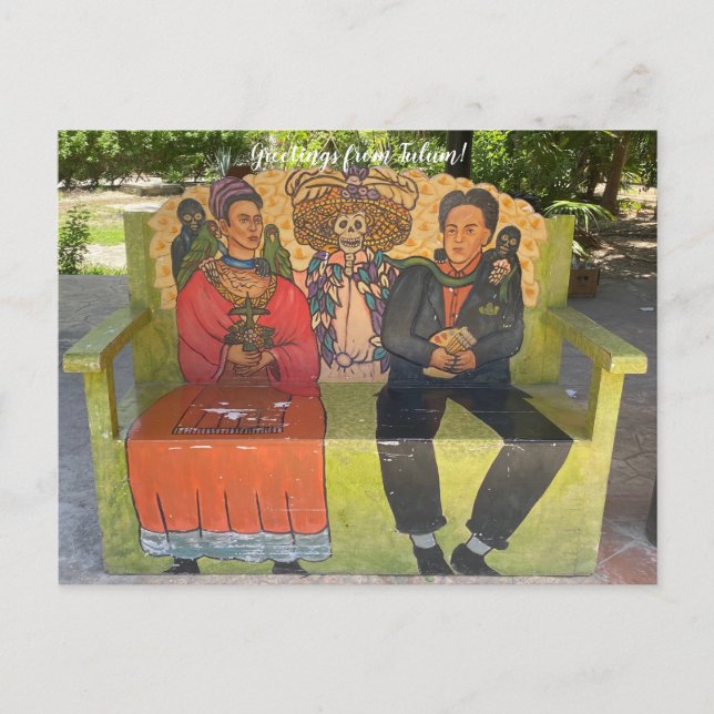 World2Celebrate: Hälsning från Tulum! Vykort (Framsida)