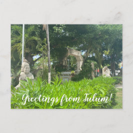 World2Celebrate: Hälsning från Tulum! Vykort