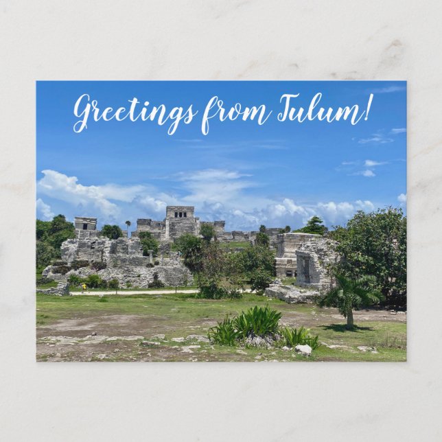 World2Celebrate: Hälsning från Tulum! Vykort (Framsida)