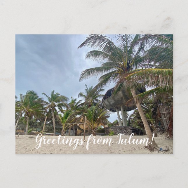 World2Celebrate: Hälsning från Tulum! Vykort (Framsida)