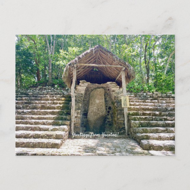 World2Celebrate: Hälsning från Yucatán! Vykort (Framsida)