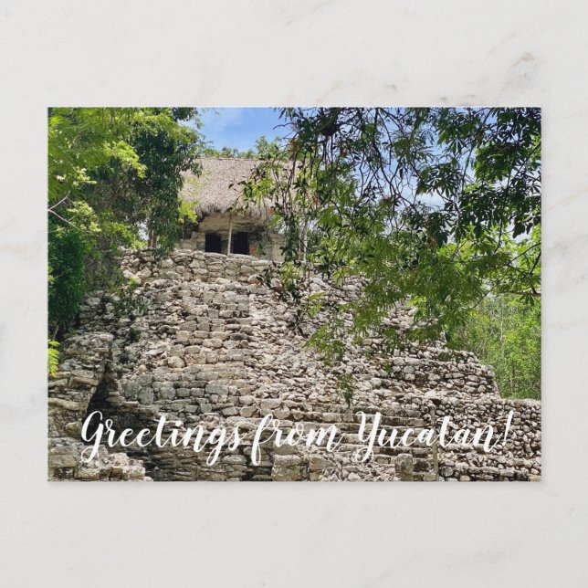 World2Celebrate: Hälsning från Yucatán! Vykort (Framsida)