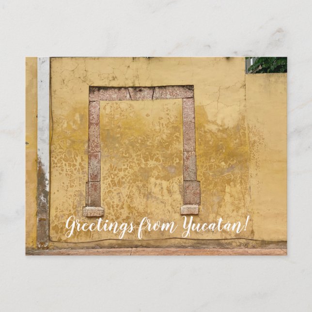 World2Celebrate: Hälsning från Yucatán Vykort (Framsida)