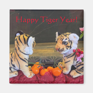 World2Celebrate: Lycklig Tiger Year! Magnet