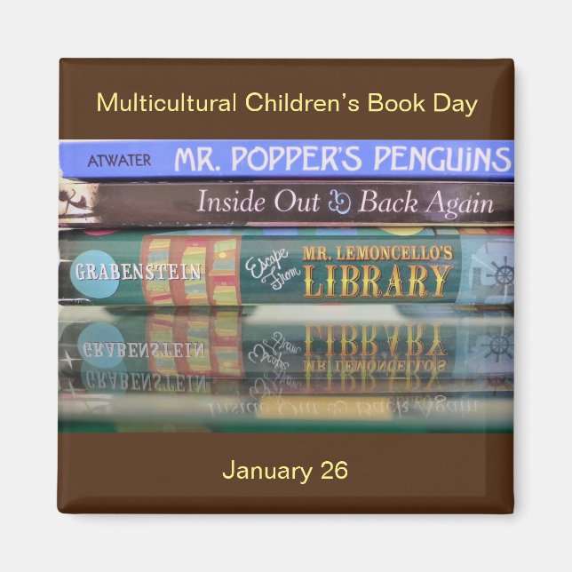 World2Celebrate:Multicultural Children's Bok Day Magnet (Framsidan)