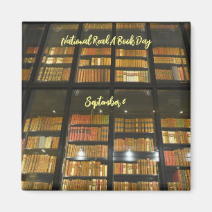 World2Celebrate: Nationell läsning på Bok-dagen Magnet