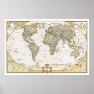 " World: 2007/Today - Executive Wall KARTA ... Poster