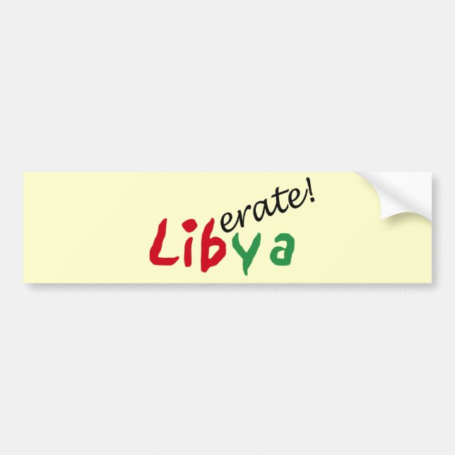 World Affairs_Liberate Libyen Bildekal (Framsidan)