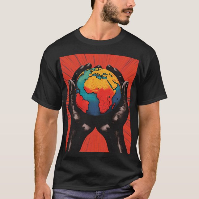 World afrika Center - Design 1 T Shirt (Framsida)