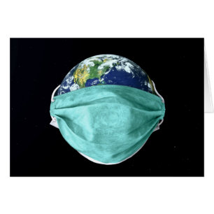 World Akut Coronavirus Hälsningskort