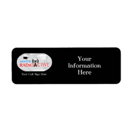 World Amateur Radio Active Returadress Etikett
