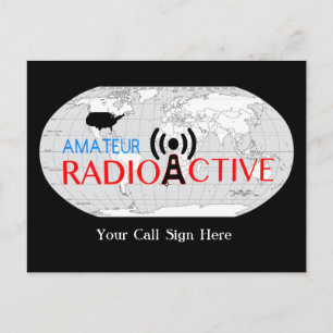World Amateur Radio Active Vykort
