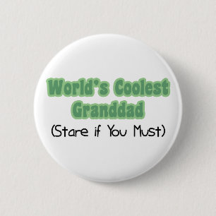 World' kallast Granddad för s Knapp