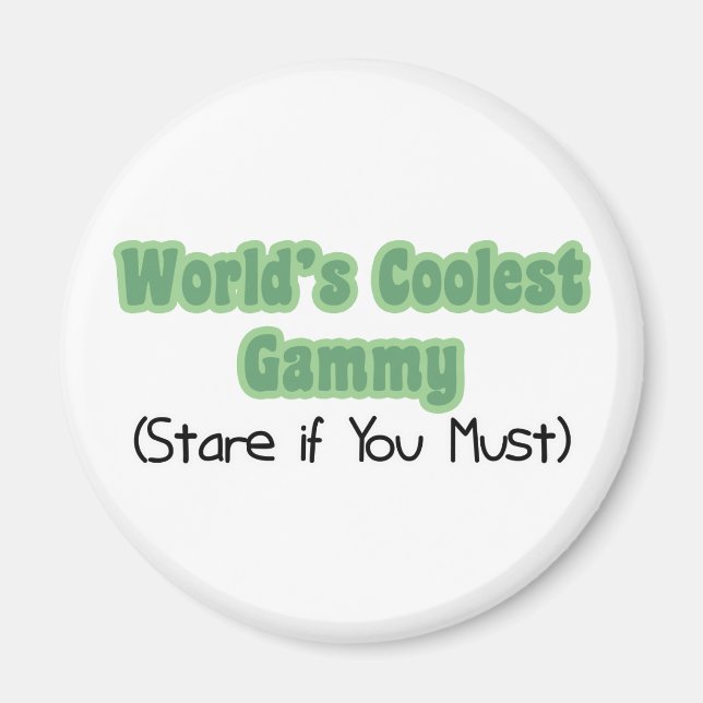 World's Coolest Gammy Magnet (Framsidan)