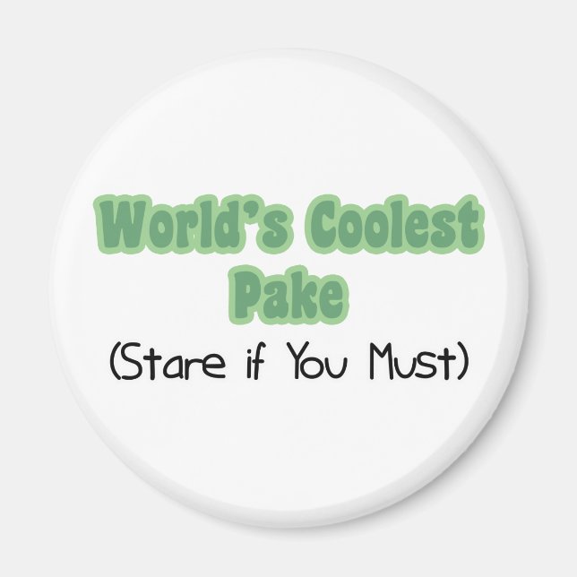 World's Coolest Pake Magnet (Framsidan)